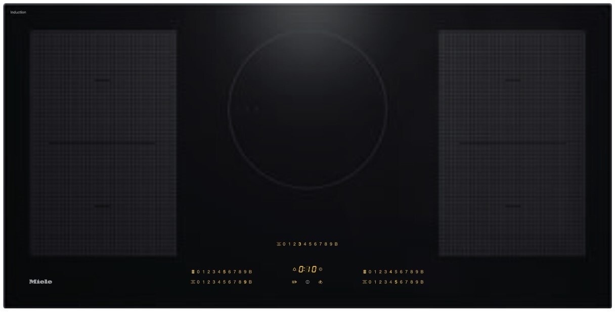 Miele KM7755FL 42-Inch Induction Cooktop with 2 Powerflex Cooking Areas for Maximum Performance, SmartSelect, TwinBooster, and Automatic Pan