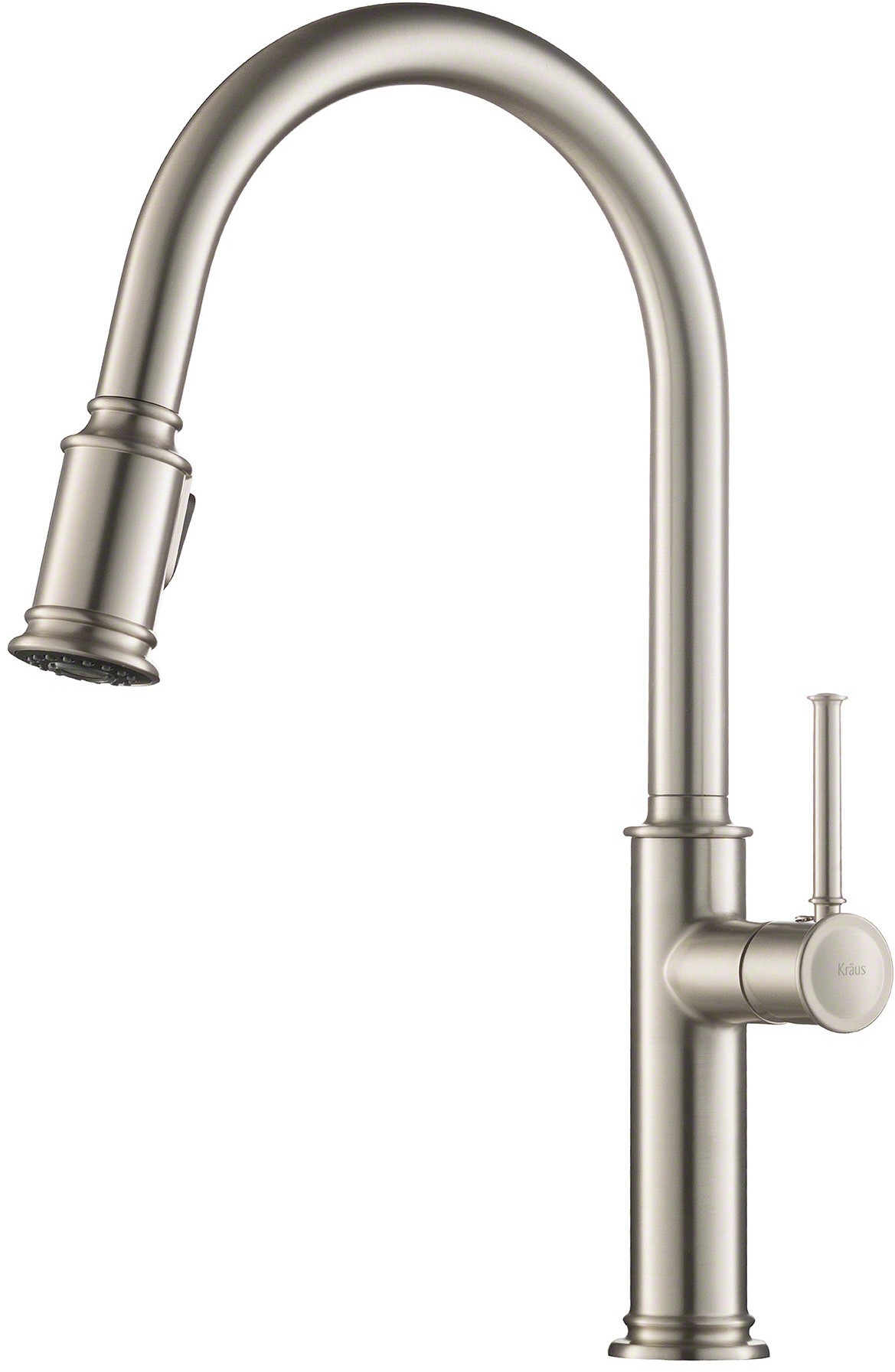 Kraus KPF-1680SFS KRAUS Sellette Single Handle Pull Down Kitchen Faucet with Dual Function Sprayhead in all-Brite Spot Free Stainless Steel Finish