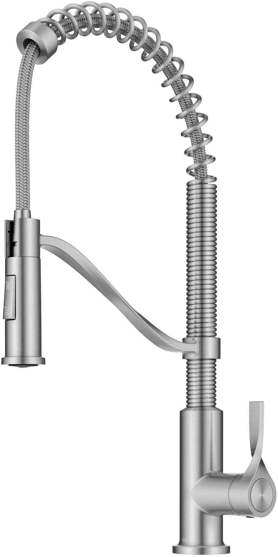 Kraus KPF-2635SFS Torak Commercial Style 2-Function Single Handle Pull Down Kitchen Faucet in Spot-Free Stainless Steel