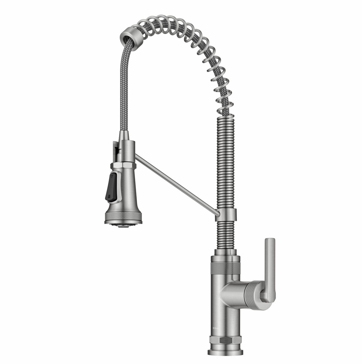 Kraus KPF-4110SFS Allyn Commercial Style 2-Function Single Handle Pull Down Kitchen Faucet Spot-Free - Stainless Steel