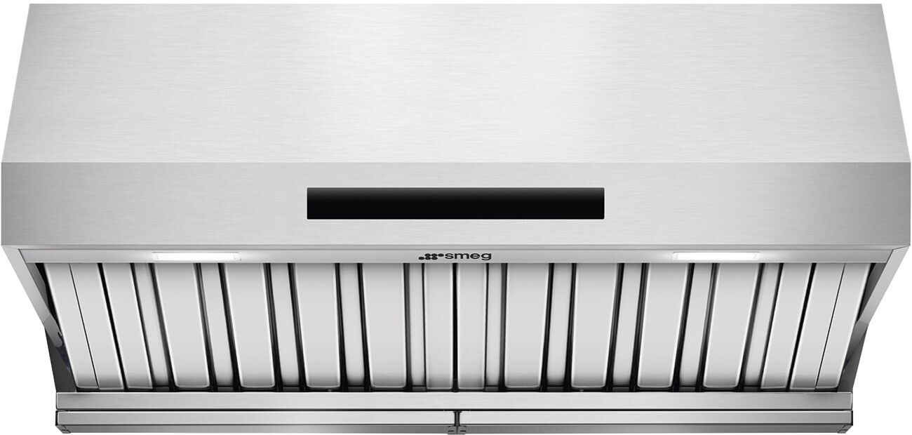 Smeg KPRU30X 30 inch Classic Under Cabinet Range Hood with 600 CFM, V-Condense System, Baffle Filters and LED Lighting in Stainless Steel