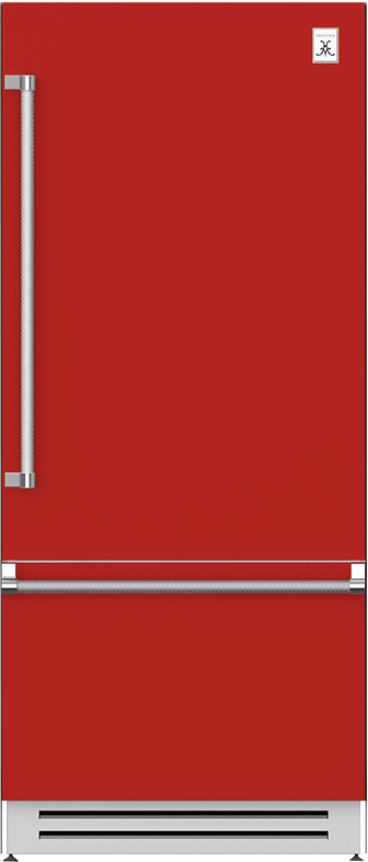36 Inch 36"" Built In Counter Depth Bottom Freezer Refrigerator - Hestan KRBR36RD