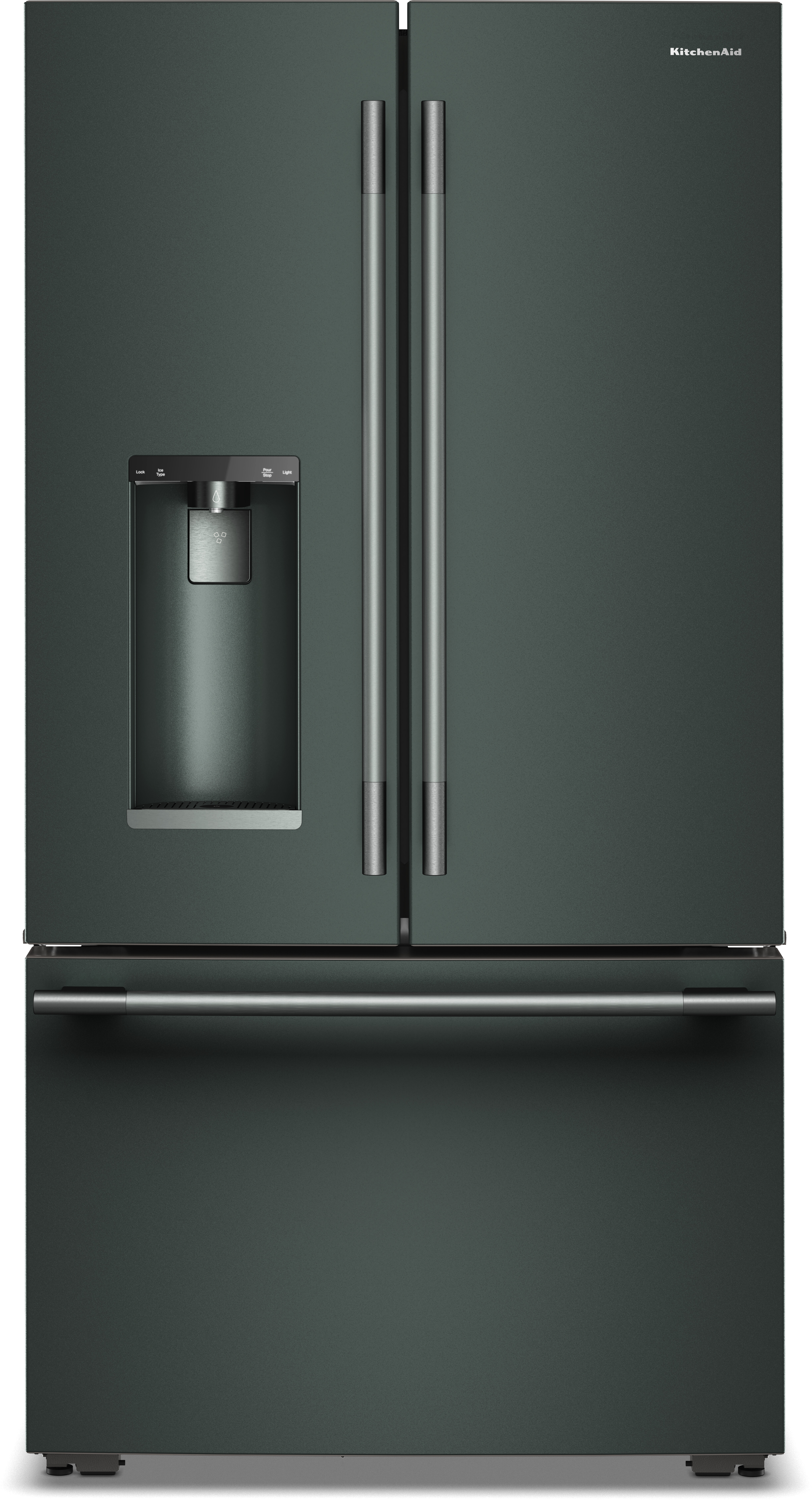 KitchenAid KRFC536SJP 36 inch Counter-Depth French Door Refrigerator with 22.66 cu. ft. Capacity, Intelligent Auto Fill, Preserva Food Care System and Ultra-Bright LED Lighting (Juniper)