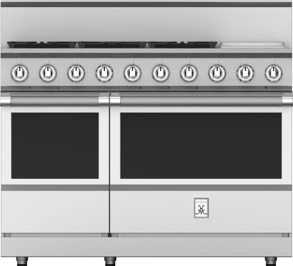 48"" Freestanding Natural Gas Range - Hestan KRG485GDNGWH