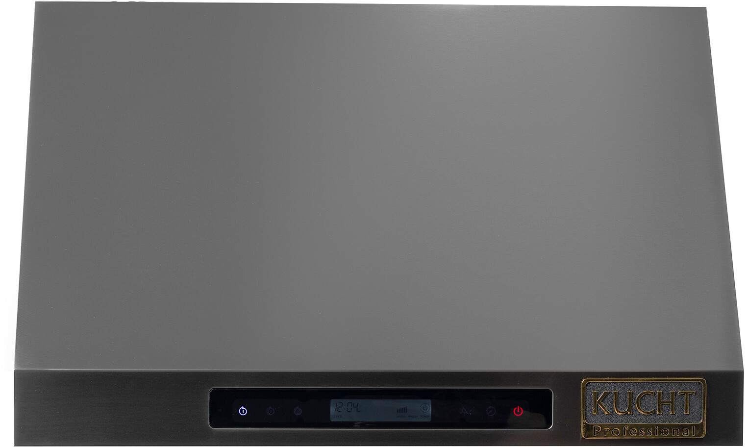 Kucht KRH363A 36 inch Gemstone Series Under Cabinet Range Hood with 900 CFM, Stainless Steel Baffle Filters, LED Lighting and 15-Miunte Delay-Off in Titanium Stainless Steel