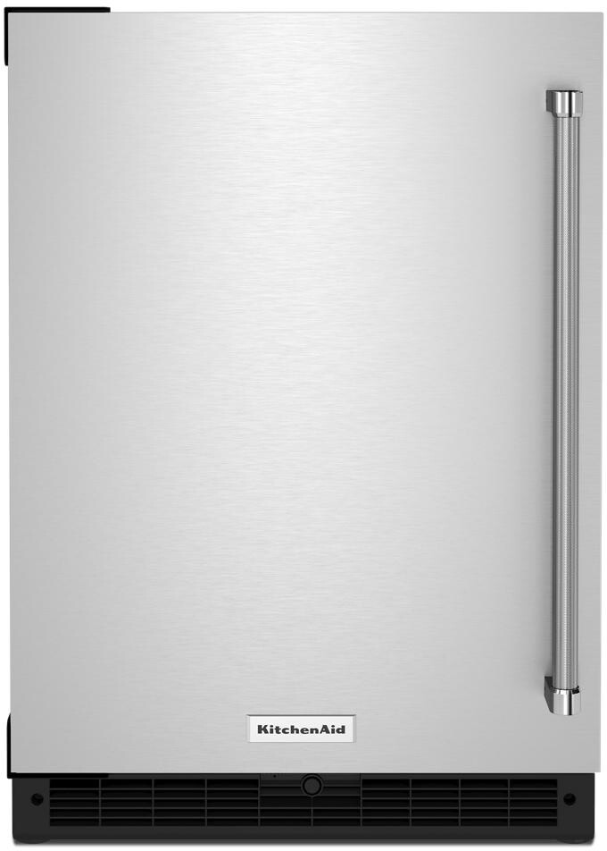 24 Inch Freestanding/Built In Refrigerator - KitchenAid KURL114KSB