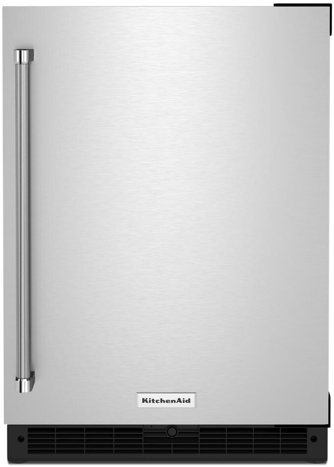 24 Inch Freestanding/Built In Refrigerator - KitchenAid KURR114KSB