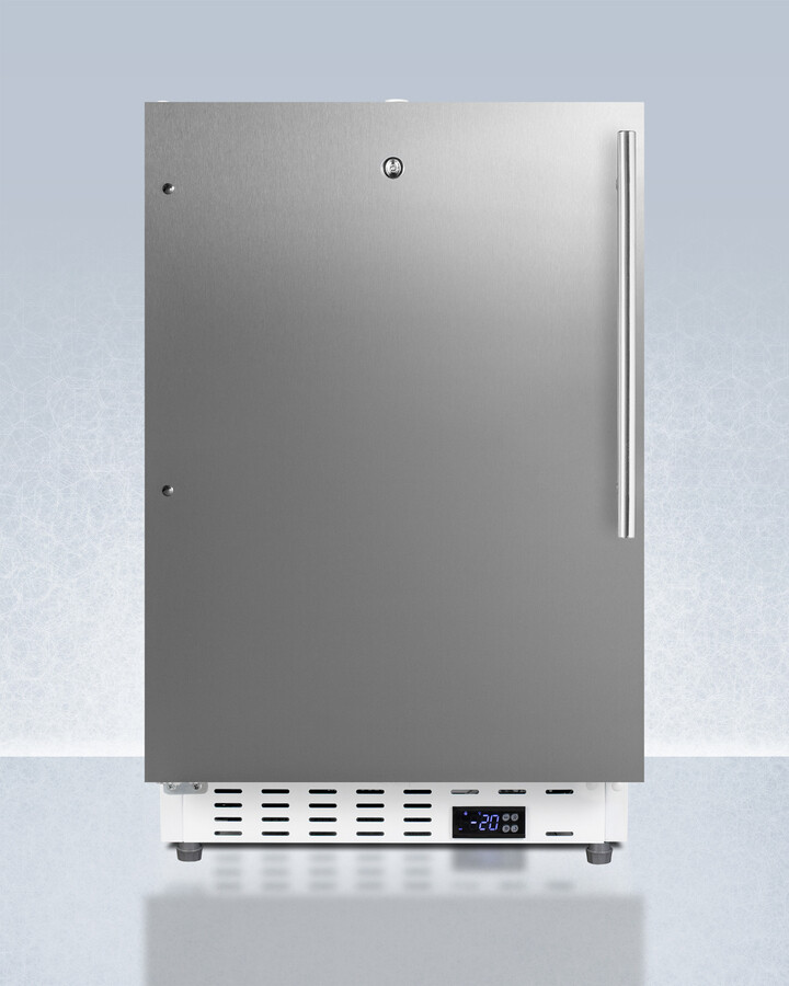 AccuCold 21" Freestanding/Built In Undercounter Compact Upright Freezer ADA305AFSSHVLHD — FIN-0018259 | Fridge.com