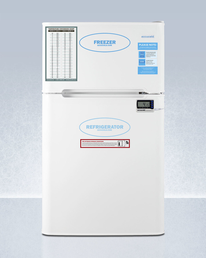 Summit Appliance Accucold By Summit 3.2 Cubic Feet Freestanding Mini Fridge with Freezer — FIN-0018336 | Fridge.com