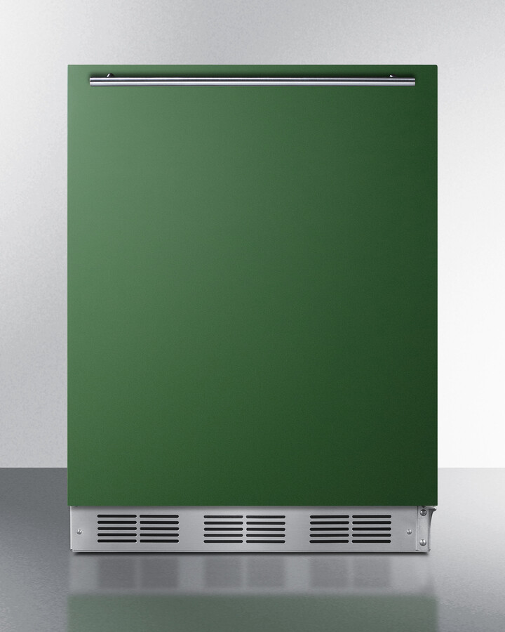 24 Inch 24"" Freestanding/Built In Undercounter Counter Depth Compact All-Refrigerator - Summit BAR611WHGADA