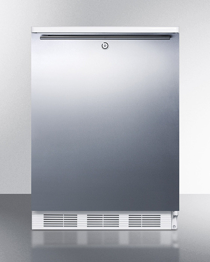 AccuCold 24 Inch 24" Built In Undercounter Counter Depth Compact All-Refrigerator CT66LWBISSHH | Fridge.com