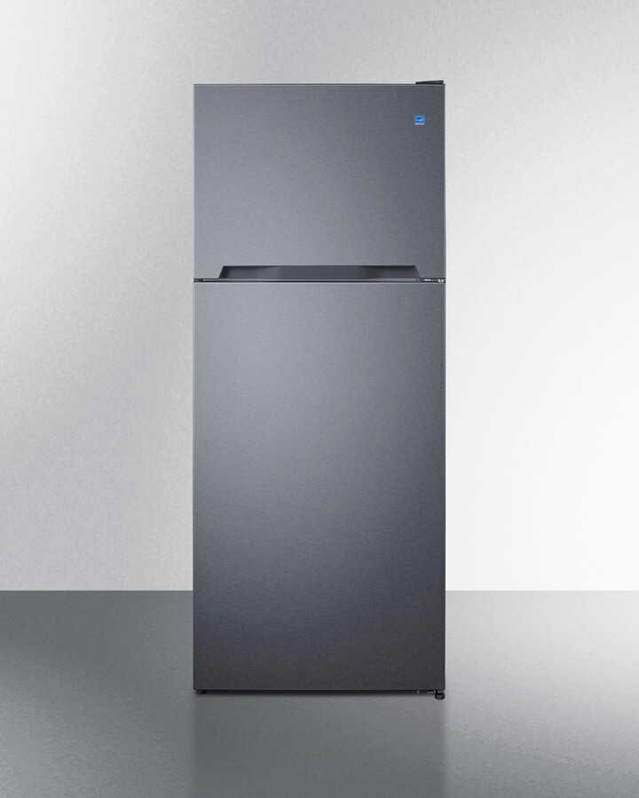 Summit CTR15SS 28" Wide Top-Mount Refrigerator-Freezer - Energy Star Certified, 14.3 Cu.Ft. Storage Capacity, Stainless Steel Doors, Frost-Free