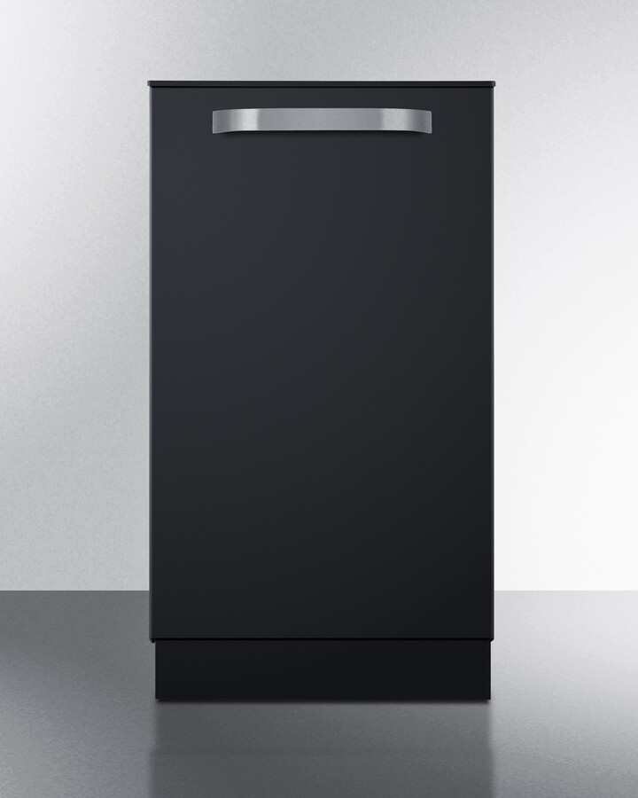 Summit DW184BADA 18 inch ADA Compliant Built-In Dishwasher with 8 Place Settings, 8 Cycles, Sanitize Setting and Delay Start (Black)