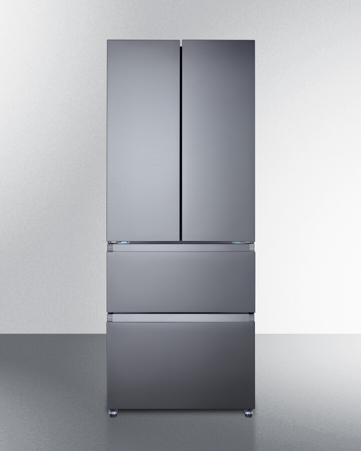 28 Inch 28"" Counter Depth French Door Refrigerator - Summit FDRD152PL