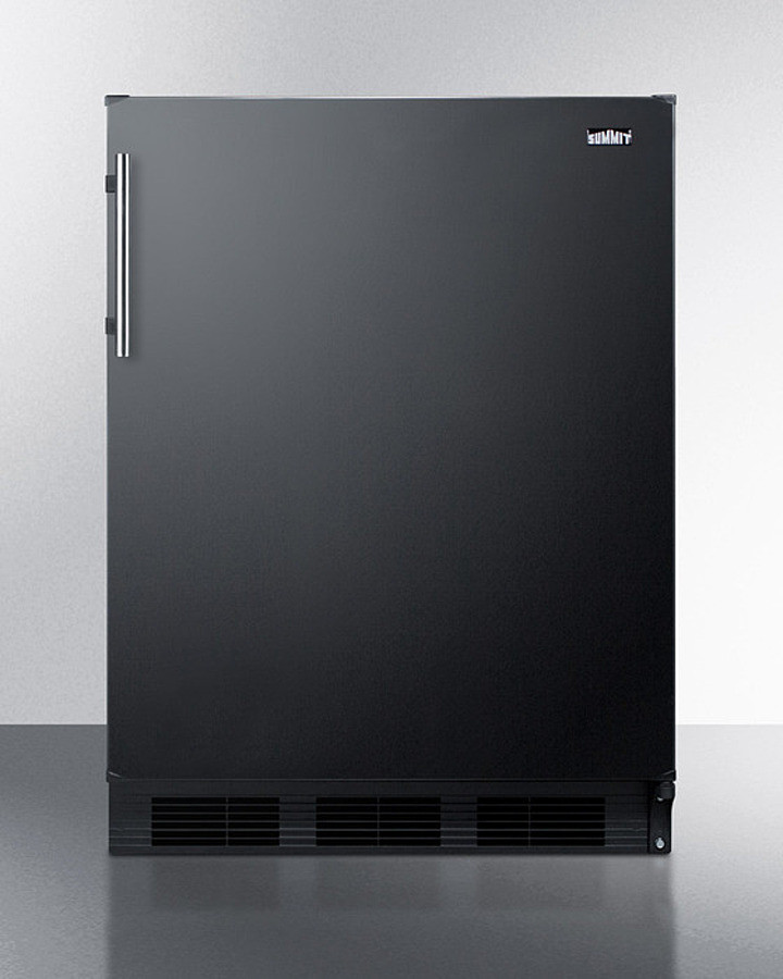 24 Inch 24"" Undercounter Counter Depth Compact All-Refrigerator - Summit FF63BKBI