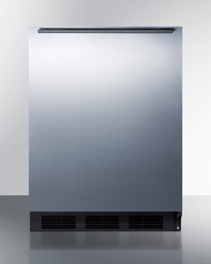 Summit 24 Inch 24" Built In Undercounter Counter Depth Compact All-Refrigerator FF63BKSSHHADA — FIN-0018912 | Fridge.com