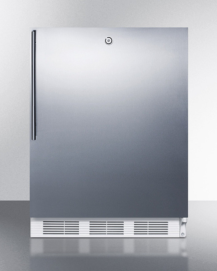 AccuCold 24 Inch 24" Freestanding/Built In Undercounter Counter Depth Compact All-Refrigerator FF7LWBISSHVADA — FIN-0018981 | Fridge.com