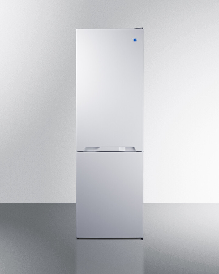 Summit FFBF121W 24" Wide Bottom Mount Refrigerator-Freezer - Energy Star Certified, 11.7 Cu.Ft. Storage Capacity, Frost-Free Defrost, Digital Controls