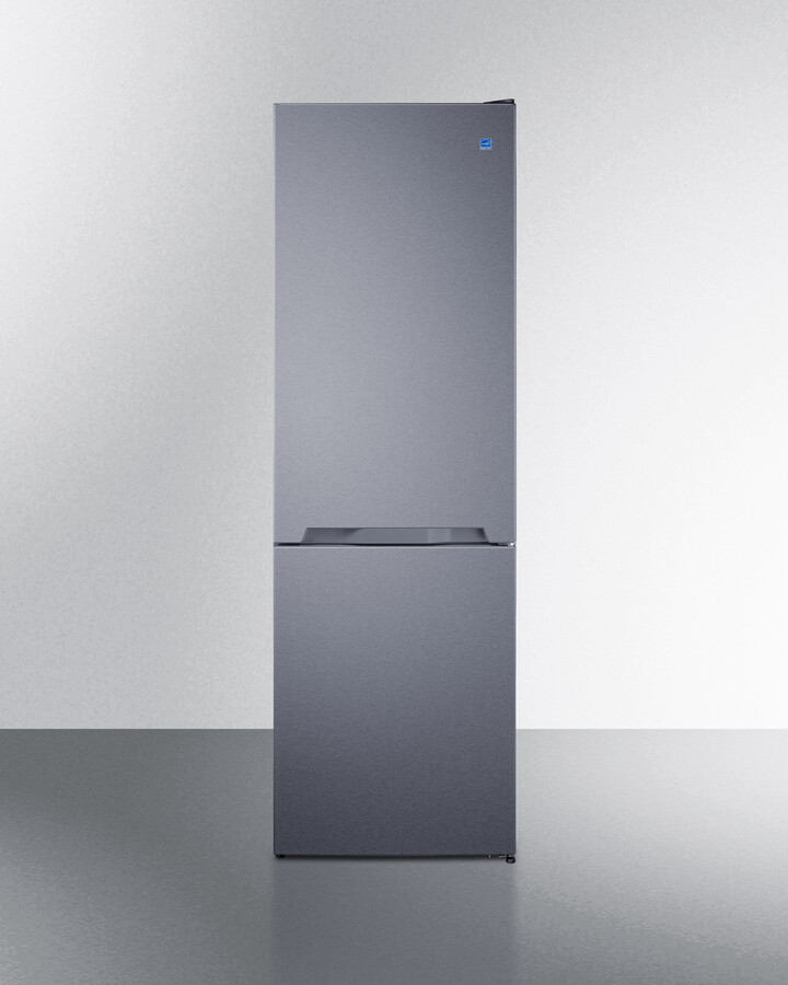 Summit FFBF124SS 24 inch Bottom Freezer Refrigerator with 11.7 cu. ft. Total Capacity, SuperFreeze Function, Energy Star, in Stainless Steel (Right Hinge)