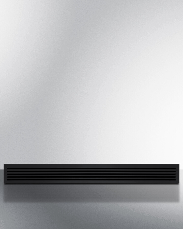 Summit GRILL48B 48" Decorative Refrigerator Grille (Black)
