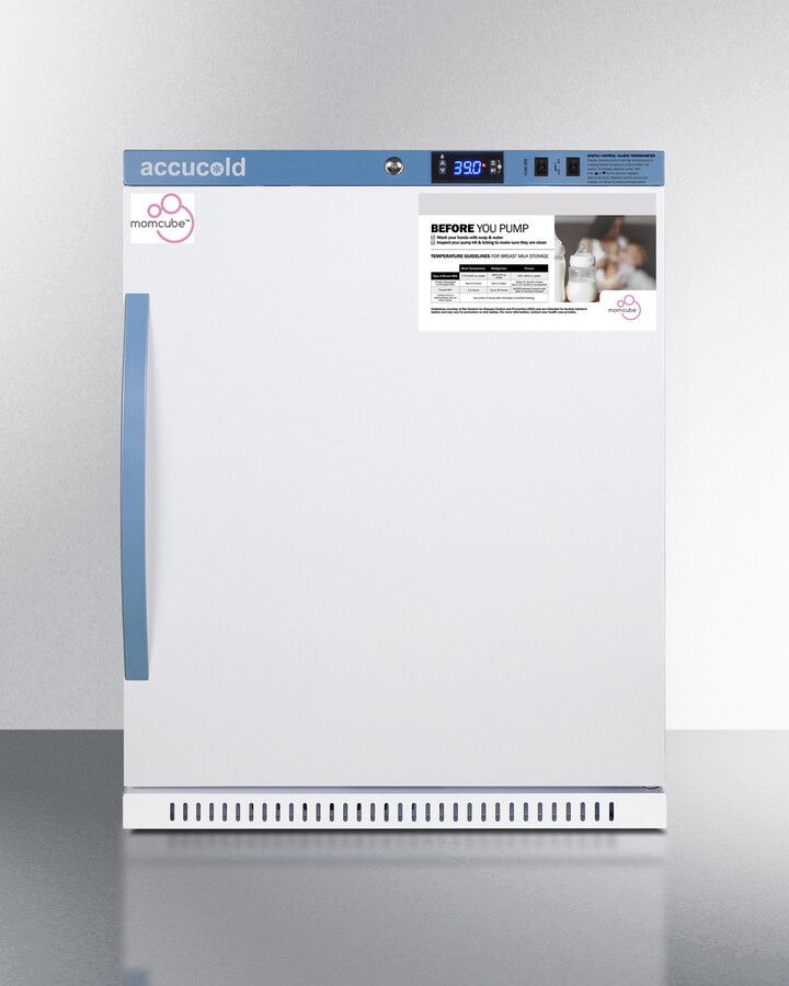 AccuCold 24 Inch momcube 24" Undercounter Compact All-Refrigerator MLRS62BIADAMC — FIN-0017830 | Fridge.com