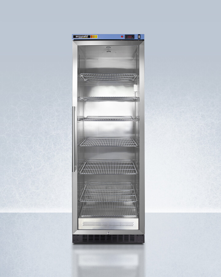 Accucold PTHC155GCSS 12.2 cu ft PureTherm Reach In Blanket Warmer - Locking, Stainless, 115v, 1 Section, 12.17 cu. ft, Silver