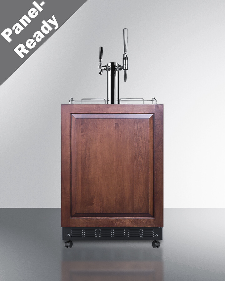 Summit SBC7BRSIFCM2 24" Wide Cold Brew/Nitro Kegerator - Made In Europe, ETL-S Listed, NSF-7 Compliant