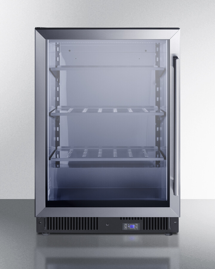 Summit Appliance 24" Wide Commercial Display Freezer | Fridge.com