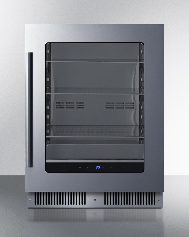 Summit Appiance 24" Wide Built-In Shallow-depth Beverage Center | Fridge.com