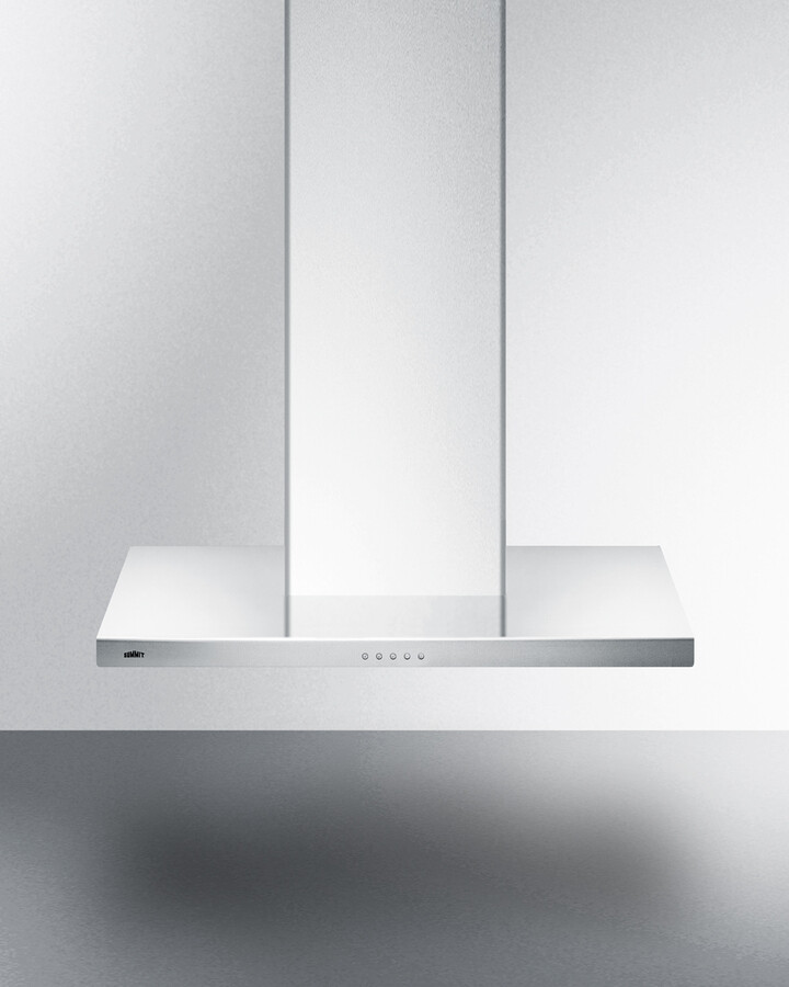 Summit SEH4630SSADA 30 inch ADA Compliant European Style Convertible Wall Mount Range Hood with 400 CFM, LED Lighting,Charcoal Filters and Removable Aluminum Cassette Filters in Stainless Steel