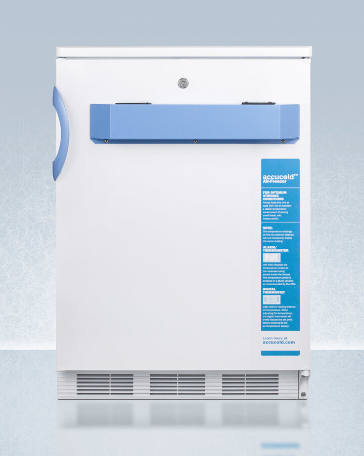 AccuCold 24" Freestanding/Built In Undercounter Compact Upright Freezer VT65MLBIMED2 — FIN-0019050 | Fridge.com