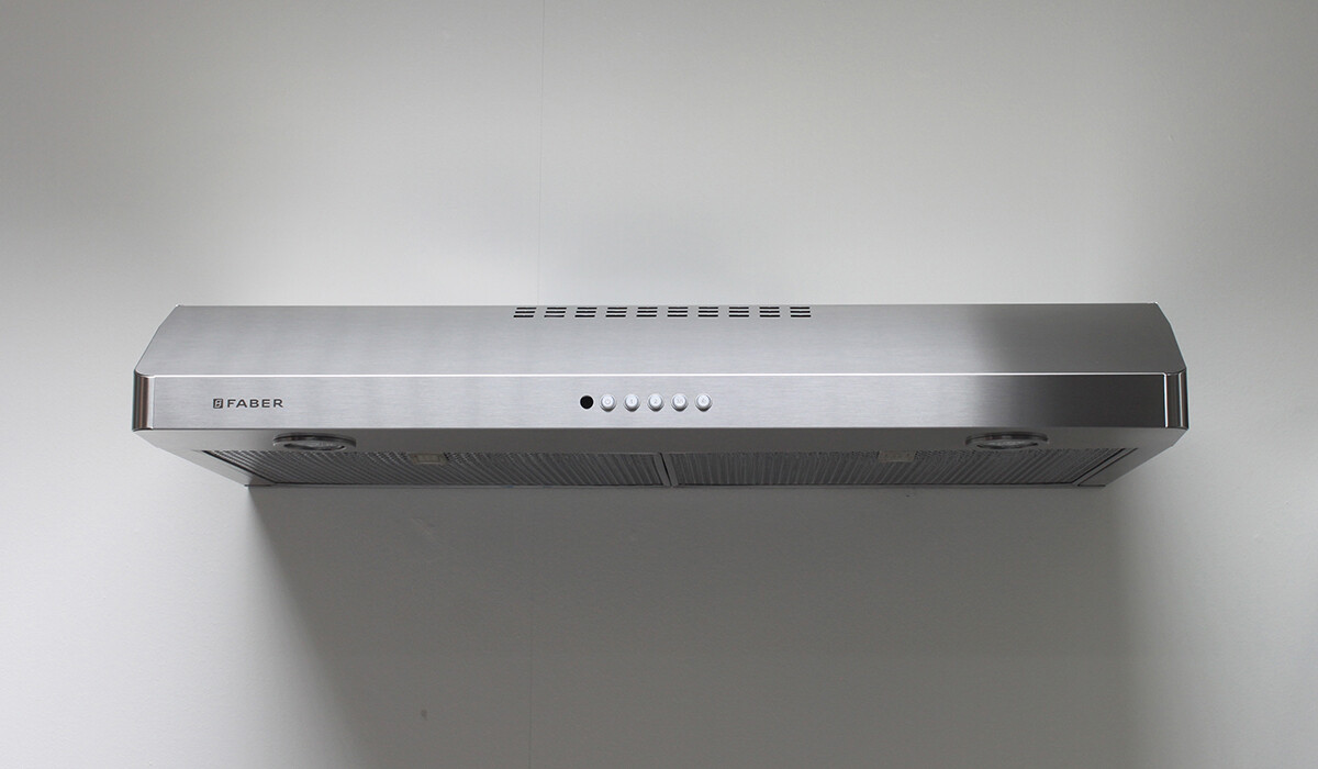 Faber LEVT36SS395 36 inch Levante II Under Cabinet Range Hood with 395 CFM, LED Lights, Mesh Filters, in Stainless Steel