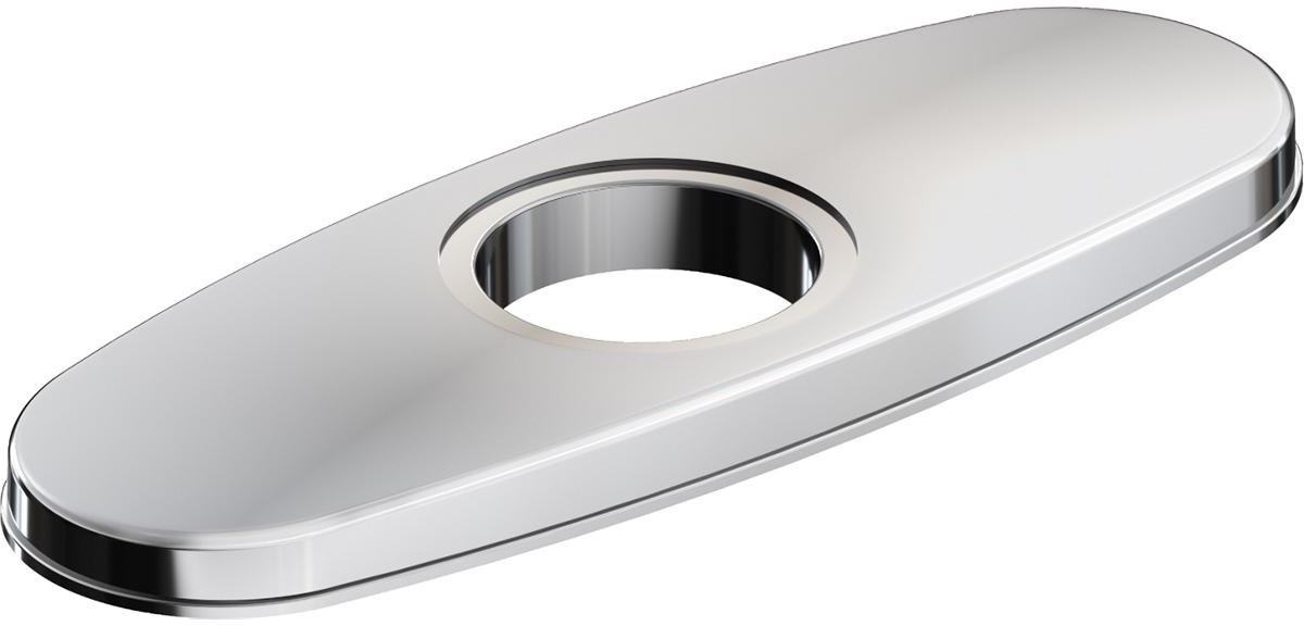 3-Hole Bar Faucet Deck Plate/Escutcheon Chrome CR