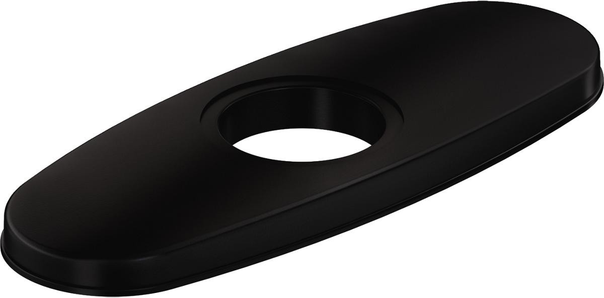 3-Hole Bar Faucet Deck Plate/Escutcheon Matte Black MB