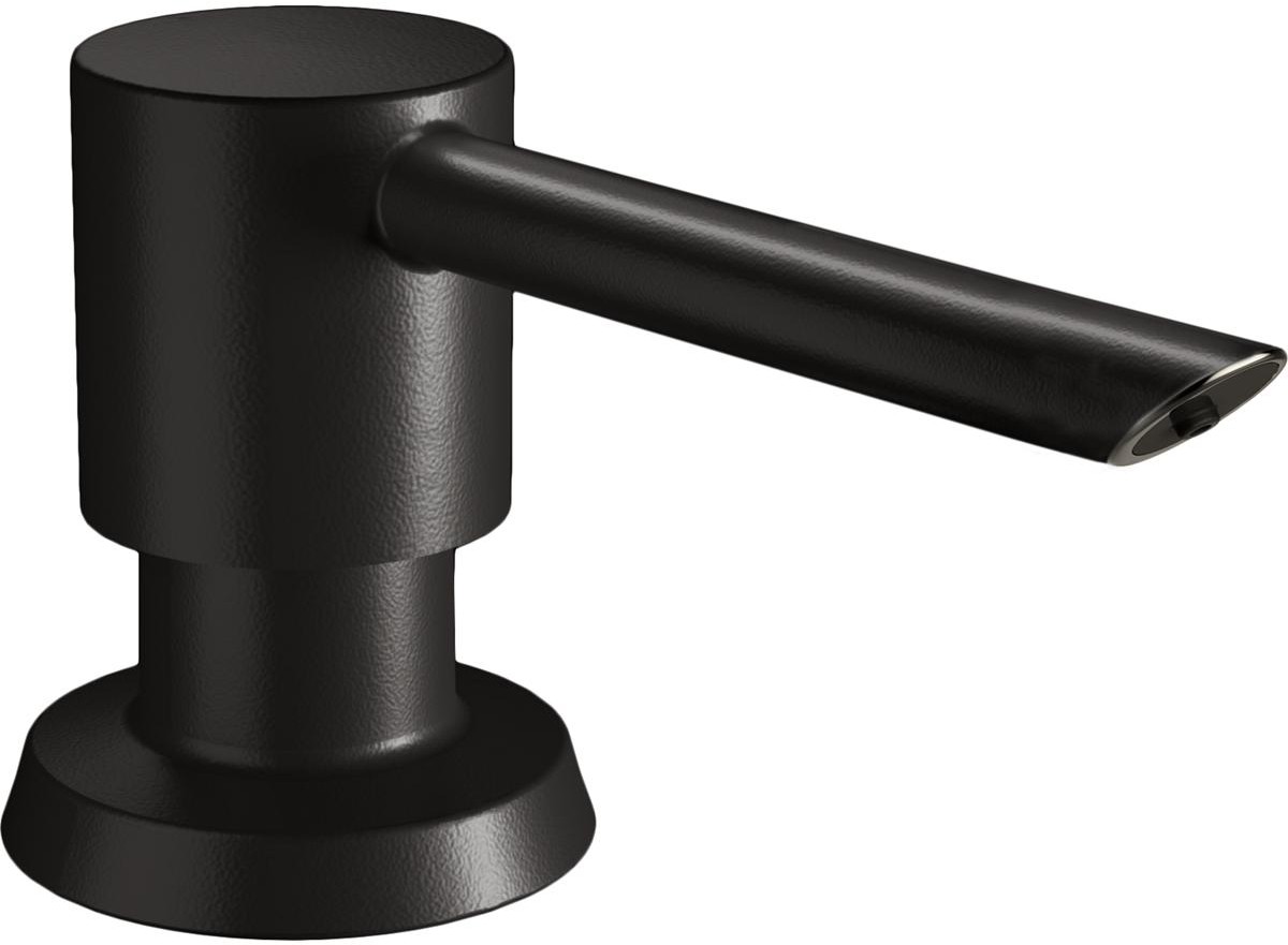 1-15/16" x 2-5/8" x 2-5/8" Soap / Lotion Dispenser Matte Black