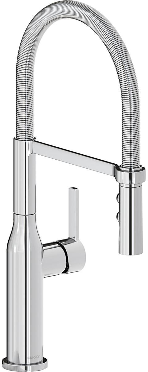 Avado Single Hole Kitchen Faucet with Semi-professional Spout and Forward Only Lever Handle Chrome