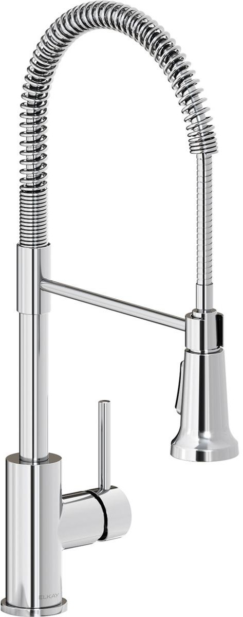 Avado Single Hole Kitchen Faucet with Semi-professional Spout and Lever Handle Chrome