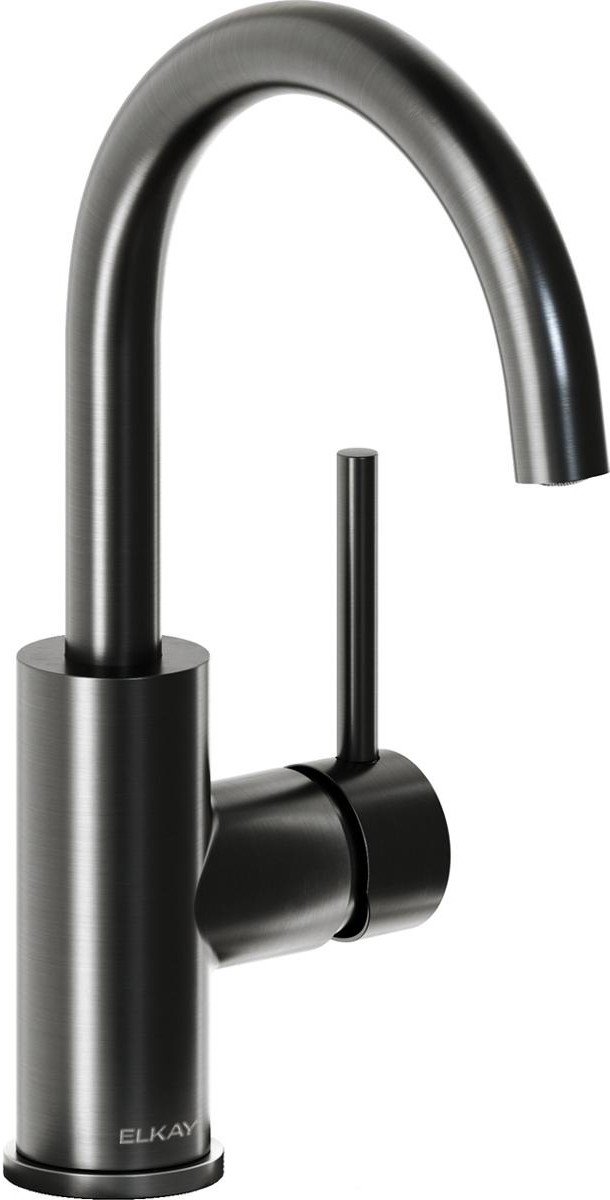 Avado Single Hole Bar Faucet with Lever Handle Black Stainless