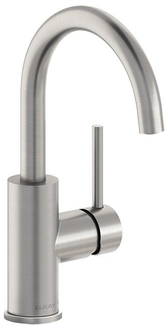 Avado Single Hole Bar Faucet with Lever Handle Lustrous Steel