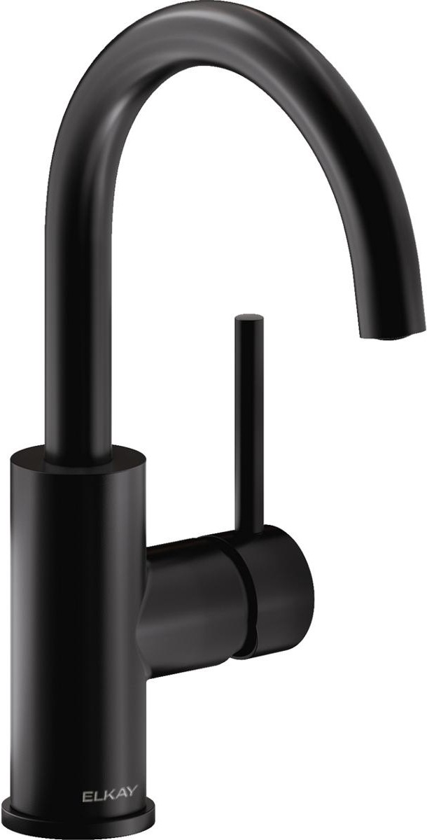 Avado Single Hole Bar Faucet with Lever Handle Matte Black