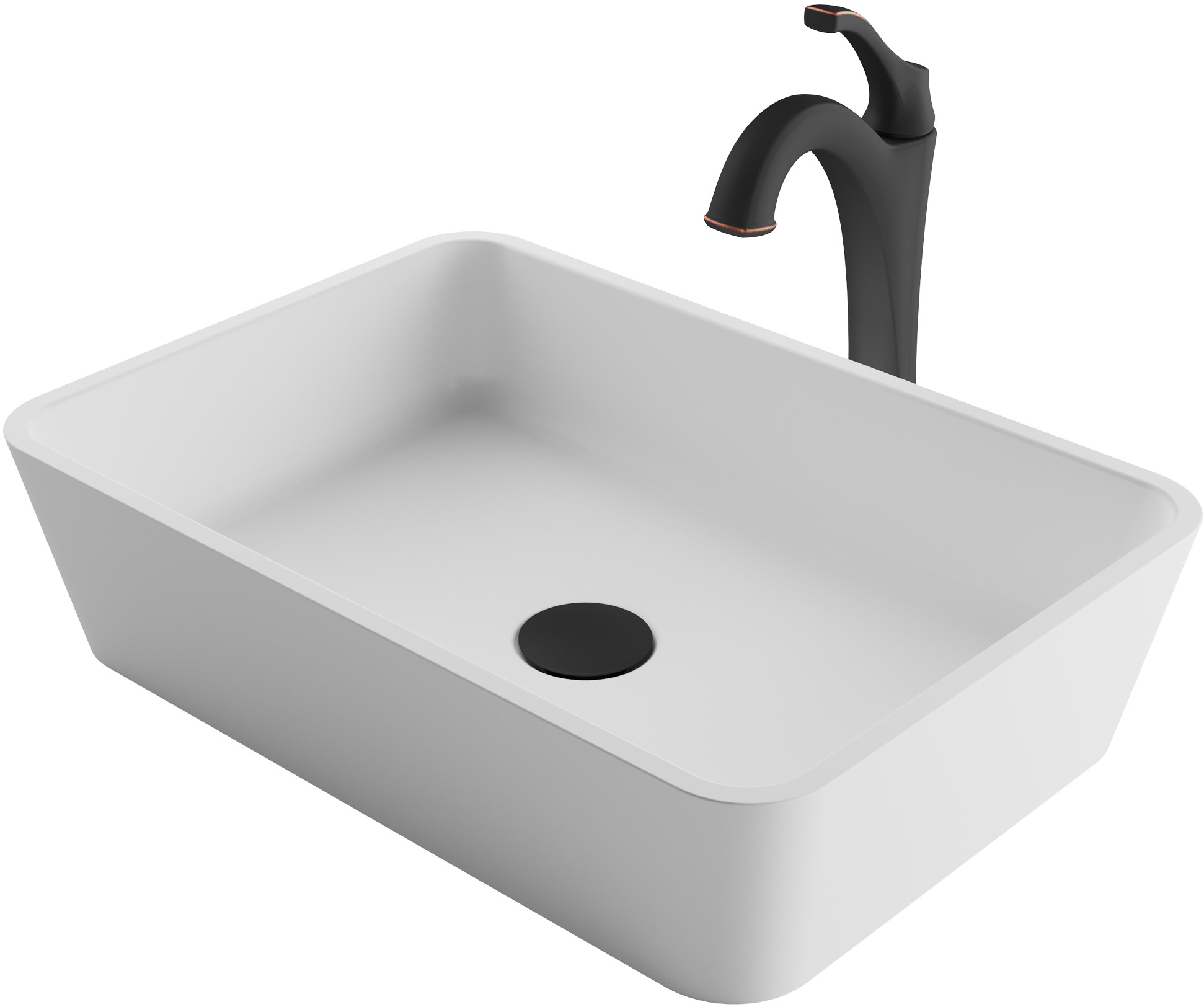 Kraus Natura Sink & Faucet Combination CKSV2MW1200ORB