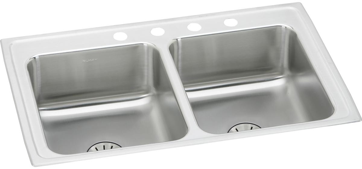 Elkay Lustertone Collection Drop-In Stainless Steel Rectangle Sink LRAD291865PDMR2