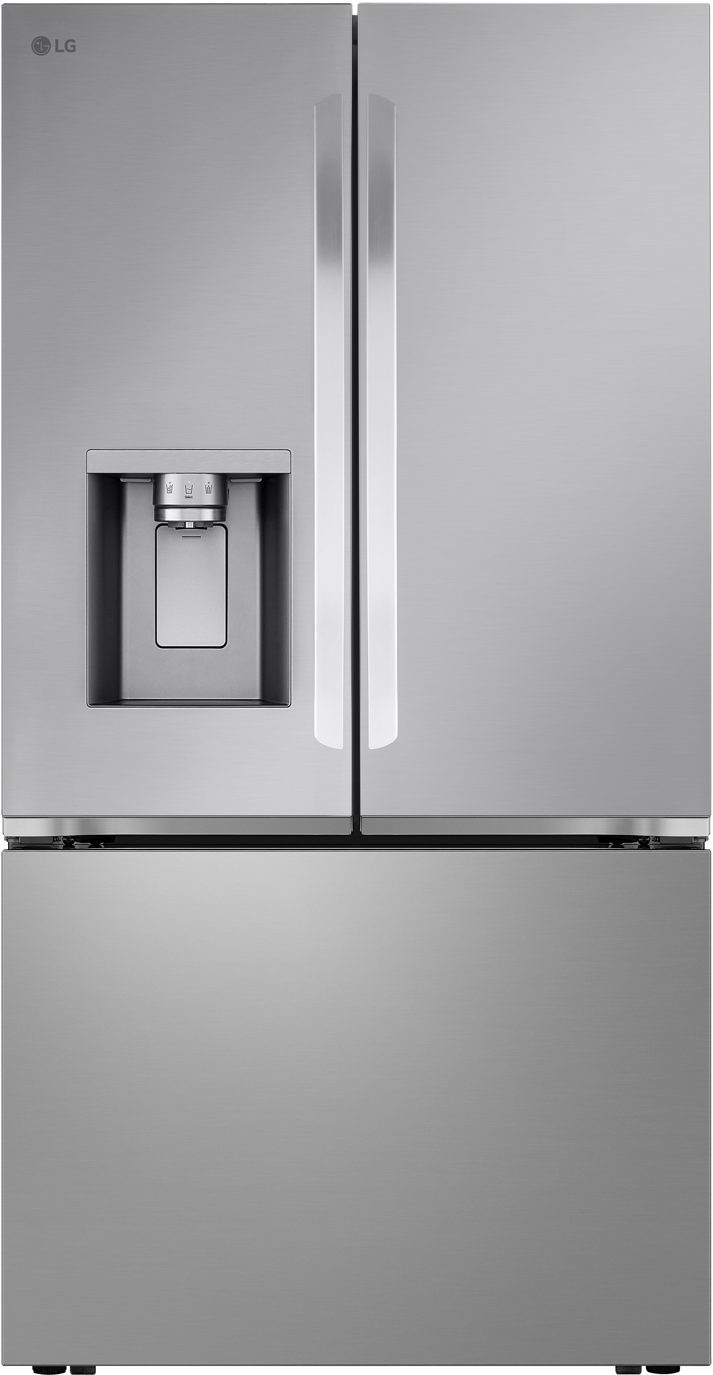 Lg LRRXC2606S 26 Cu. Ft. Counter-Depth Max, French Door Refrigerator with Craft Ice, 36 Inch, Smart, 25.5 Cu. Ft. Capacity, LG ThinQ App Compatible