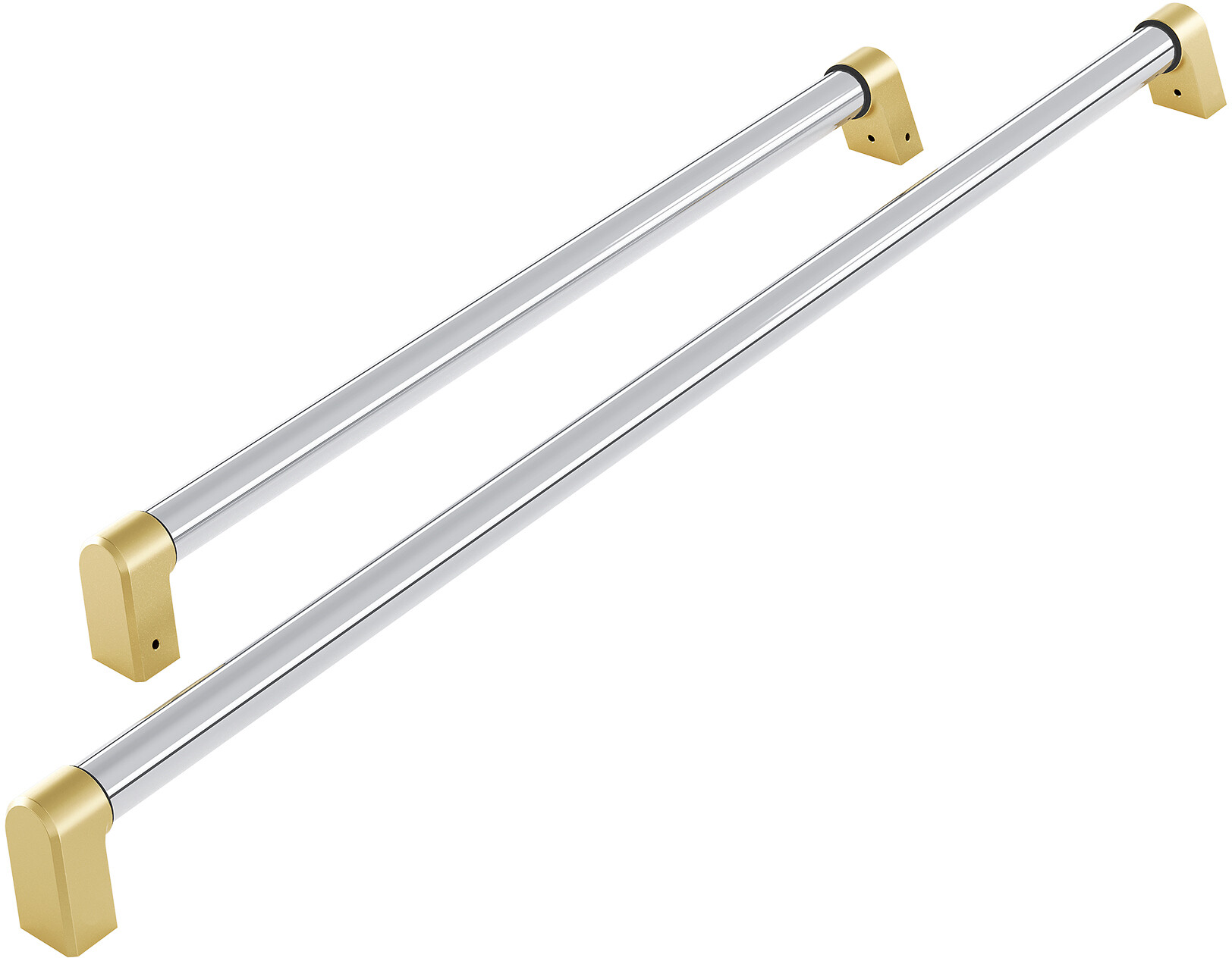 Bertazzoni MASHK30PIXG Handle Kit with Gold Accents for 30 inch Built-in Refrigerator - Master Series