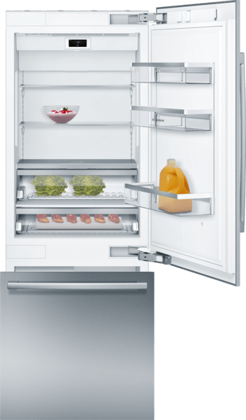 30 Inch Benchmark 30"" Built In Counter Depth Bottom Freezer Refrigerator - Bosch B30BB935SS