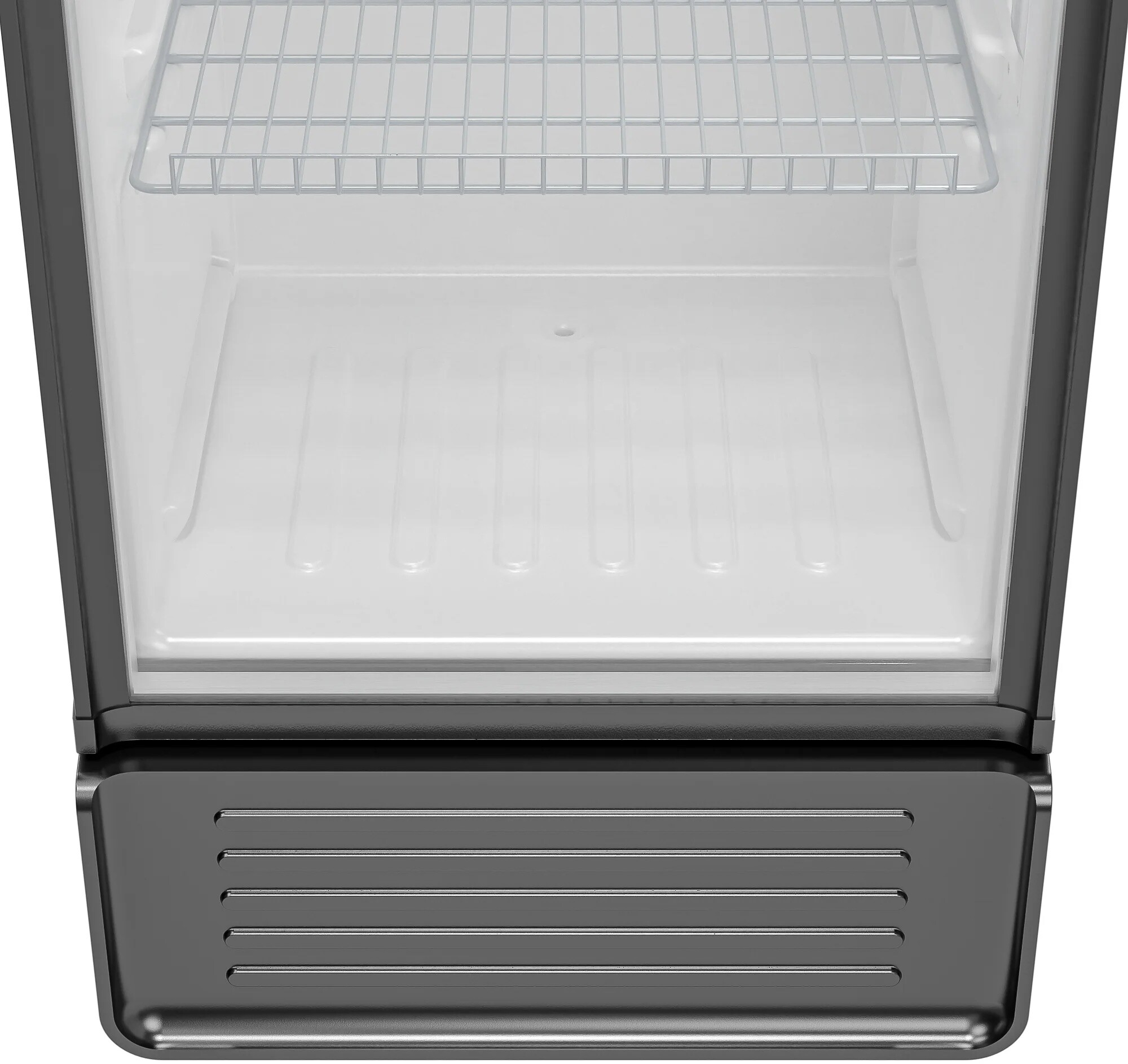 KoolMore MDR1GD12C 24 inch Freestanding One-Door Merchandiser Refrigerator with 12 Cu Ft. Capacity,  Large Glass-Door, Double-paned tempered glass, in Black