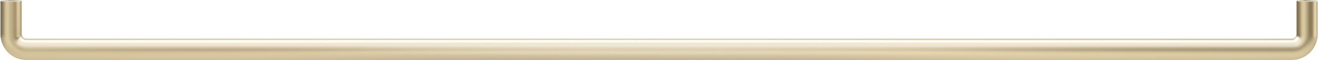 Zephyr MERAIL00SG Accent Rail for DME-M90 (Satin Gold)