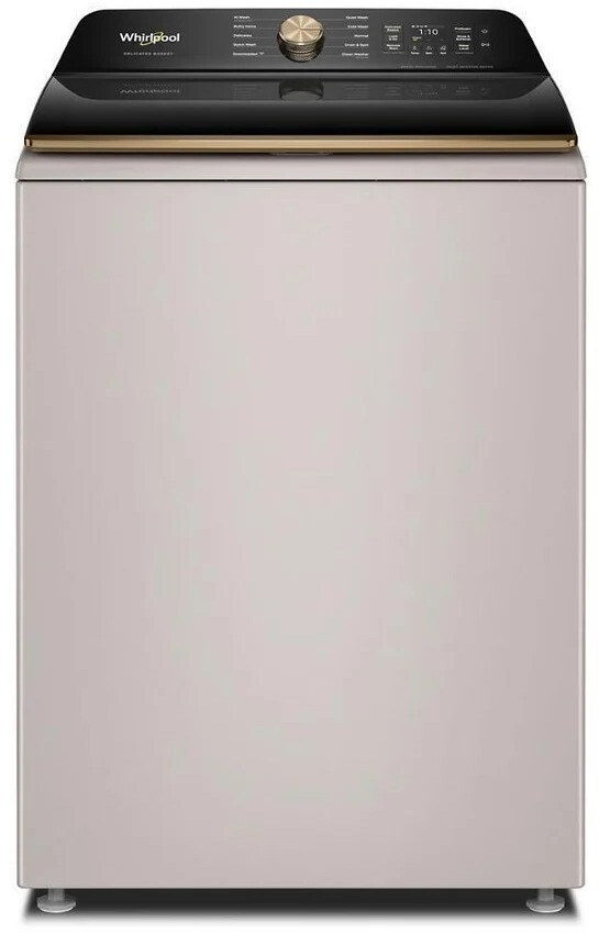 Whirlpool WTW8509TL 28 inch Smart Top Load Washer with 5.3 cu. ft. Capacity, Removable Delicates Basket, ActiveFall Wash and AI Wash (Fresh Linen)