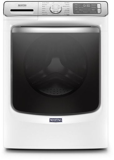 Maytag MHW8630HW Smart Front Load Washer With Extra Power And 24-Hr Fresh Hold Option - 5.0 Cu. Ft. - Smart Features, Heavy Duty Cycle, Extra Power