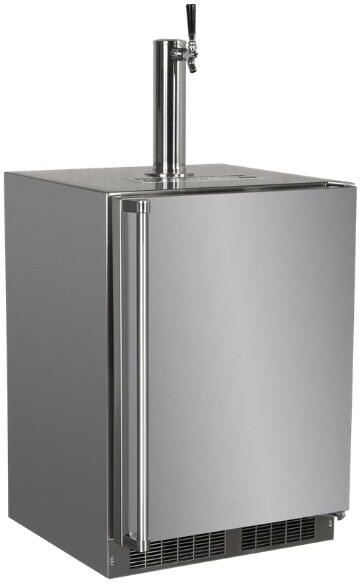 Marvel MOKR124SSA1A 24 inch Outdoor Single Tap Built-In Beer Dispenser with 5.7 cu. ft. Capacity, in Stainless Steel